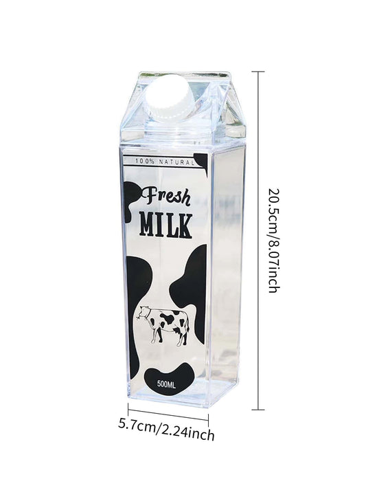 Acrylic milk bottle