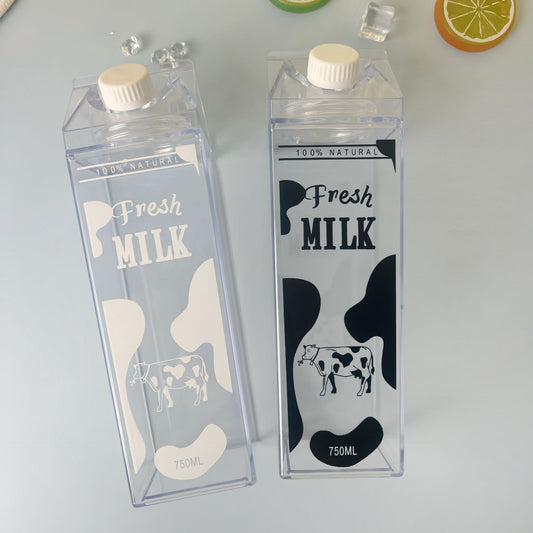Acrylic milk bottle