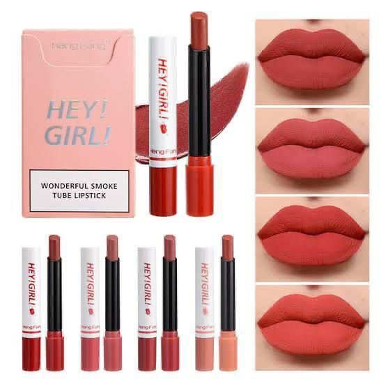 Hey Girl Matte Smoke Lipsticks | 4 pcs set
