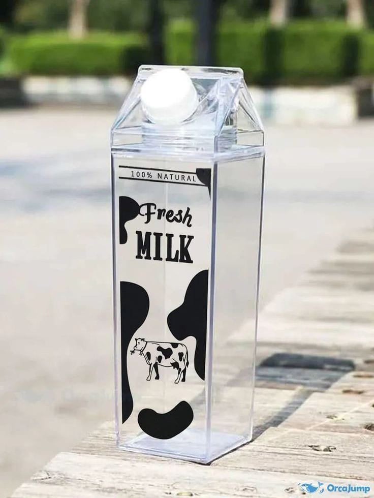 Acrylic milk bottle
